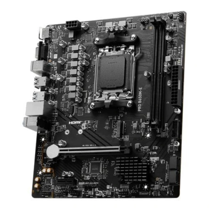 MSI PRO B650M-E DRR5 6800MHZ(OC) AM5 HDMI VGA mATX