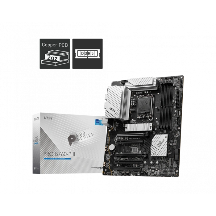 MSI PRO B760-P II DDR5 7000(OC) M.2 USB3.2 HDMI ATX 1700P