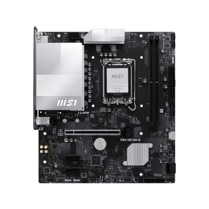 MSI PRO H810M-B DDR5 6400MHz (OC) M.2 mATX 1851P