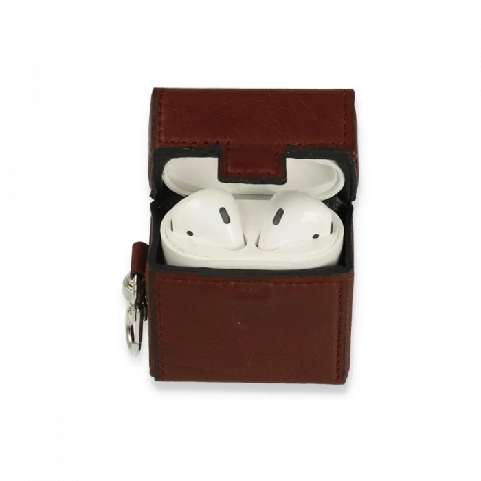 Newface Airpods 2 (2.nesil) Deri Kılıf