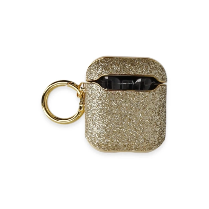 Newface Airpods 2 (2.nesil) Spell Simli Kılıf - Gold