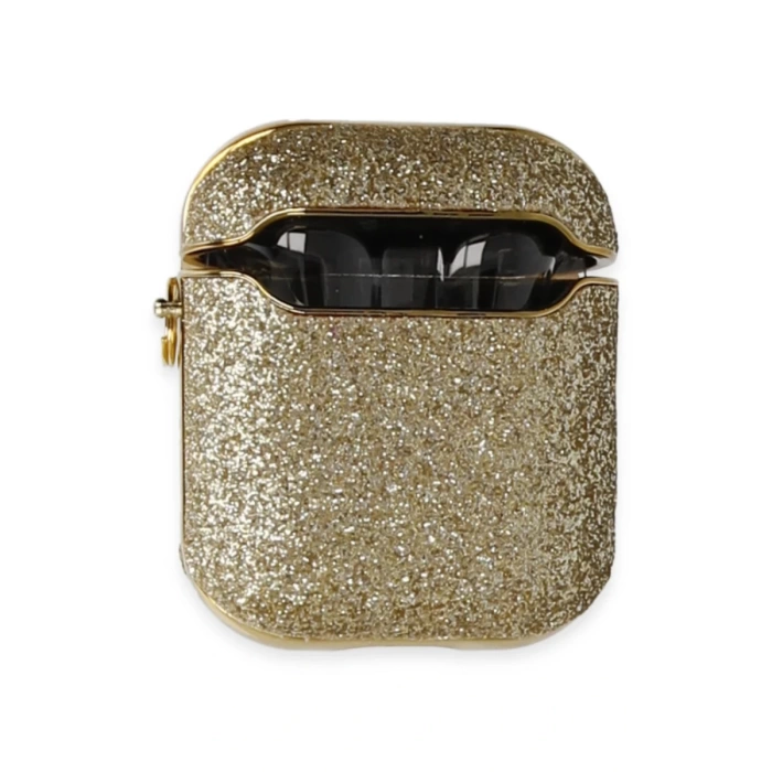Newface Airpods 2 (2.nesil) Spell Simli Kılıf - Gold