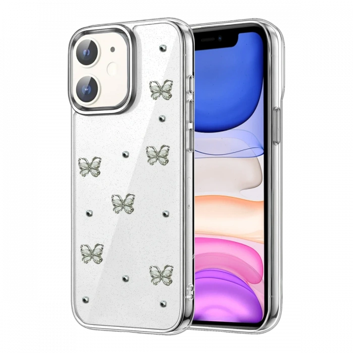 Apple iPhone 11 Fiyonk Desenli Kapak