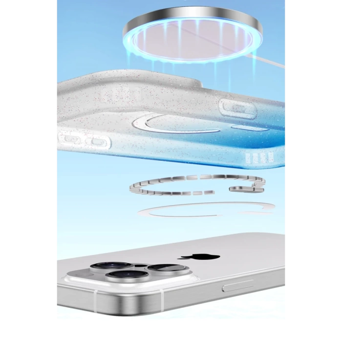 Newface Apple iPhone 14 Pro Pummel Shiny Magsafe Kapak