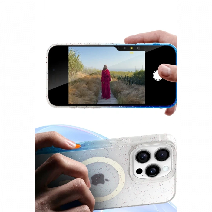 Newface Apple iPhone 14 Pro Pummel Shiny Magsafe Kapak