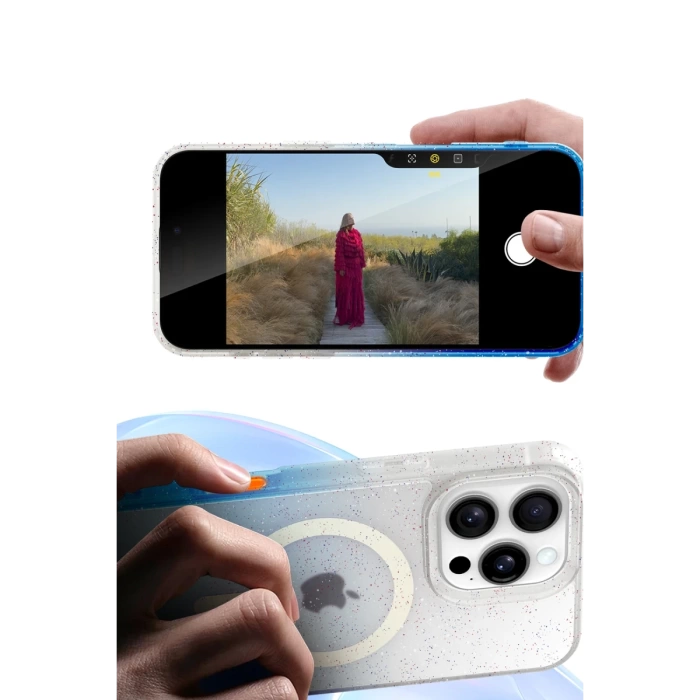 Newface Apple iPhone 14 Pro Pummel Shiny Magsafe Kapak