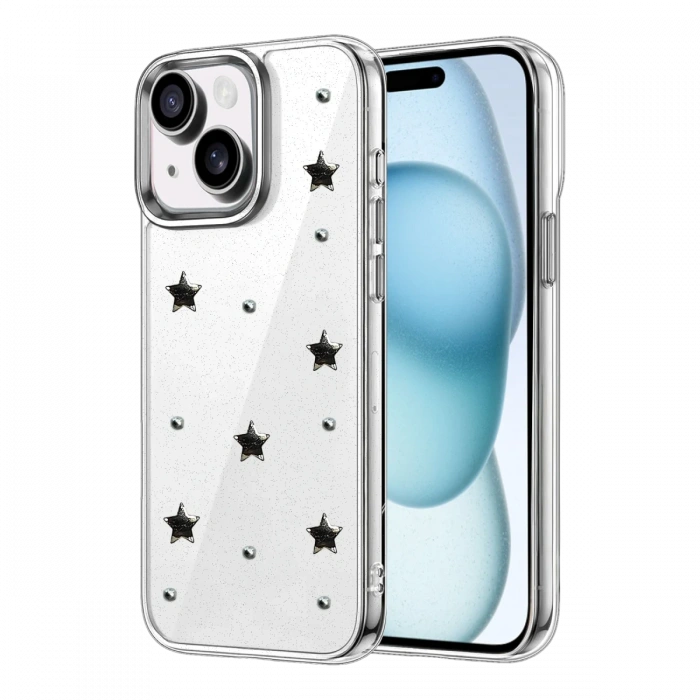 Apple iPhone 15 Fiyonk Desenli Kapak