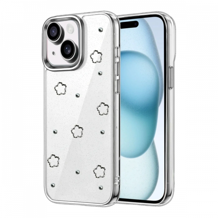 Apple iPhone 15 Fiyonk Desenli Kapak