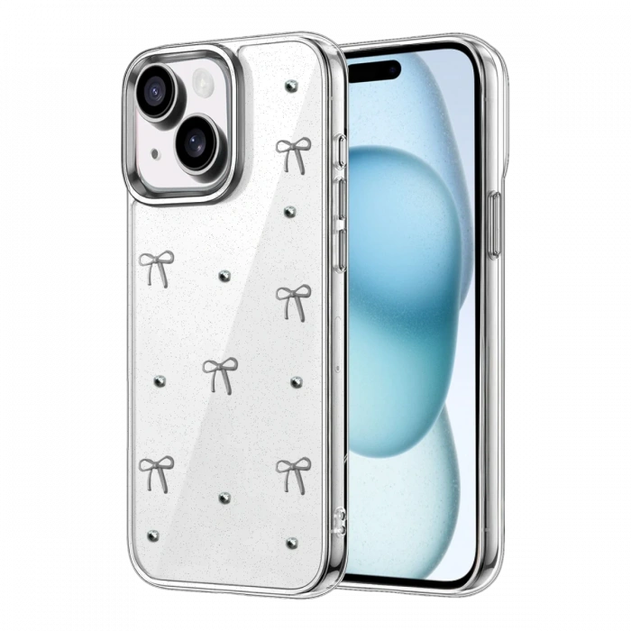 Apple iPhone 15 Fiyonk Desenli Kapak