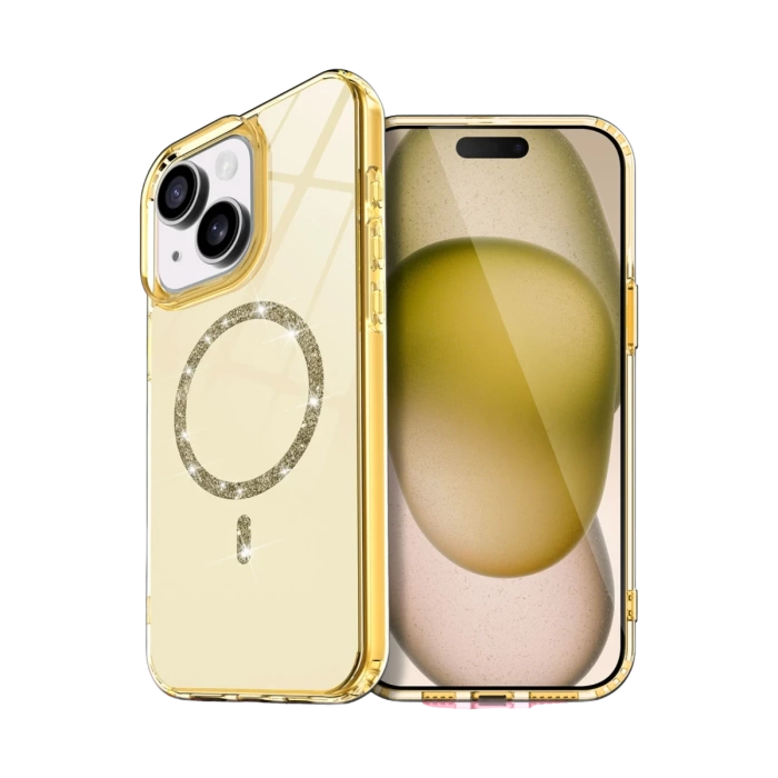 Newface Apple iPhone 15 Live Diamond Magsafe Kapak