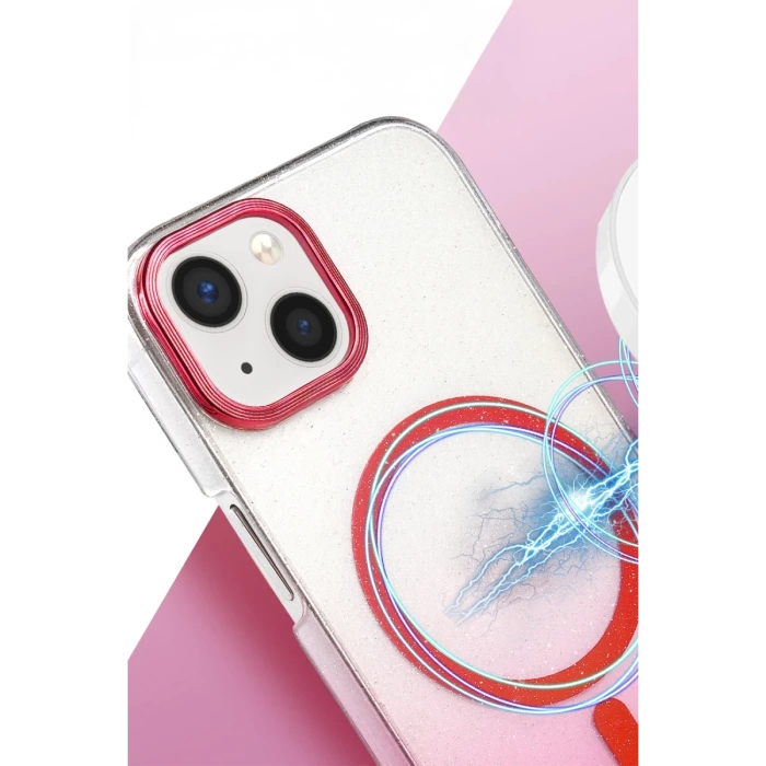 Newface Apple iPhone 15 Plus Glossy Magsafe Kapak