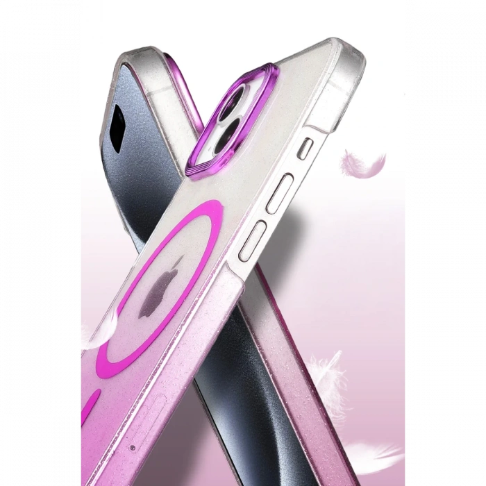 Newface Apple iPhone 15 Plus Glossy Magsafe Kapak