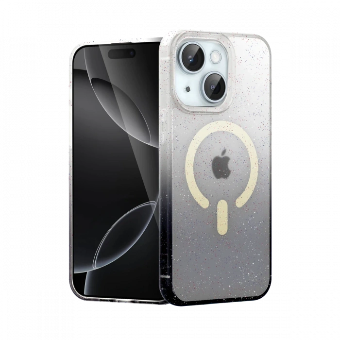 Newface Apple iPhone 15 Plus Pummel Shiny Magsafe Kapak