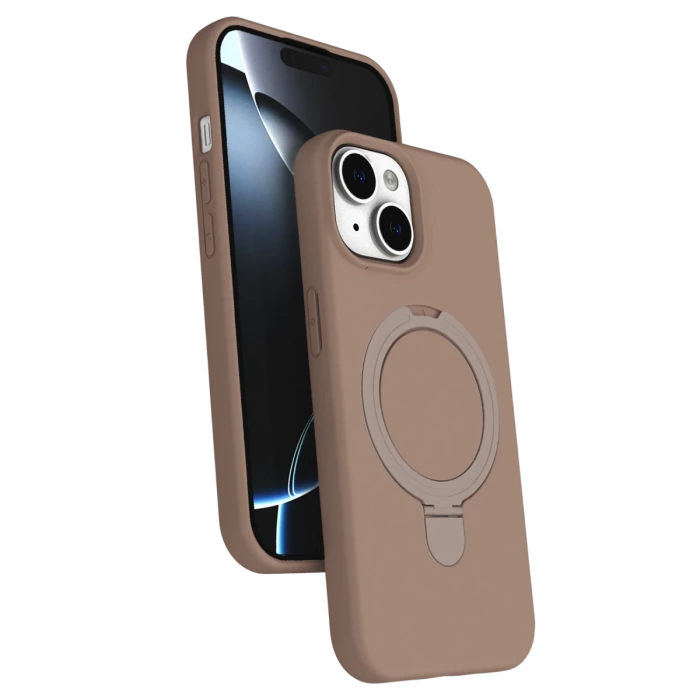 Newface Apple iPhone 15 Plus Regal Magsafe Standlı Kapak