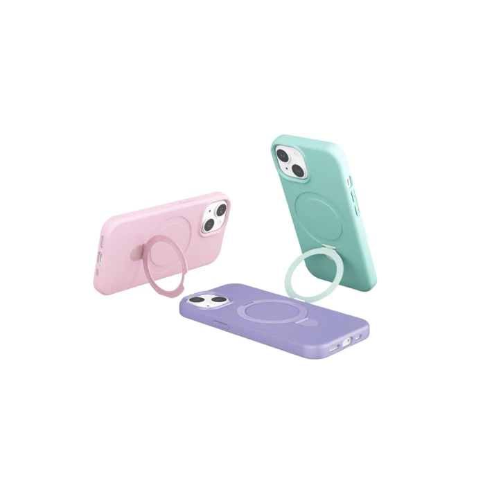 Newface Apple iPhone 15 Plus Regal Magsafe Standlı Kapak