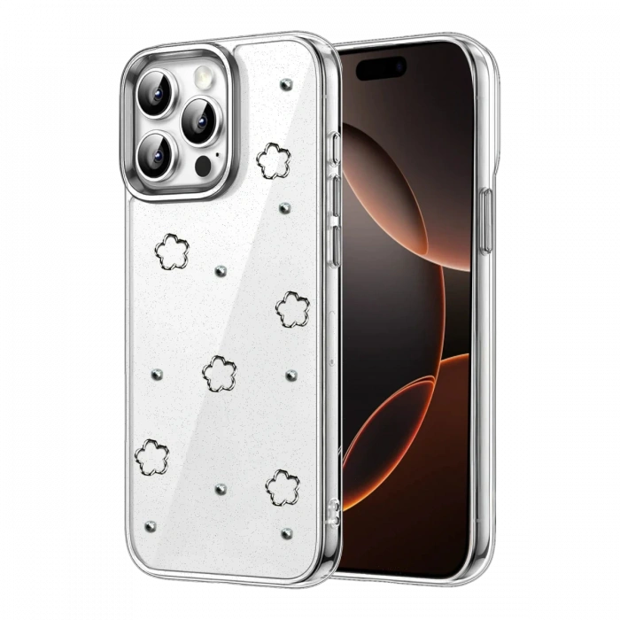 Newface Apple iPhone 15 Pro Fiyonk Desenli Kapak