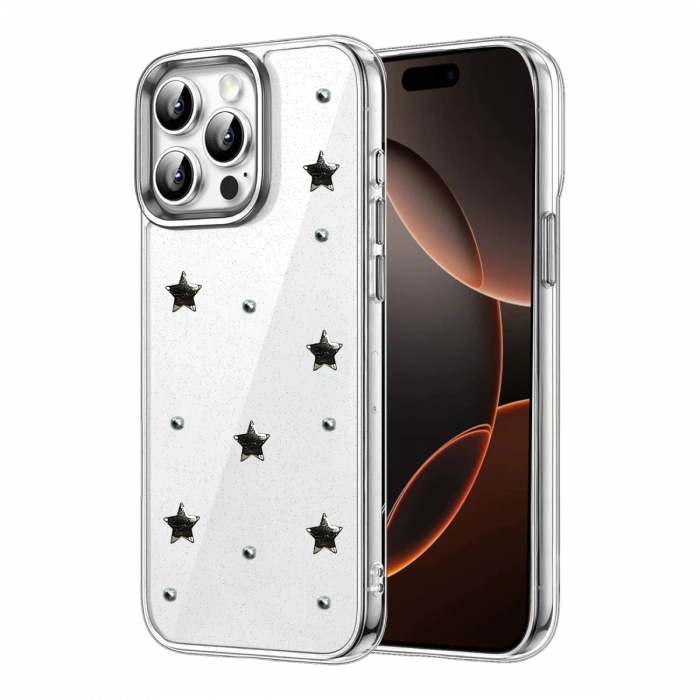 Newface Apple iPhone 15 Pro Max Fiyonk Desenli Kapak