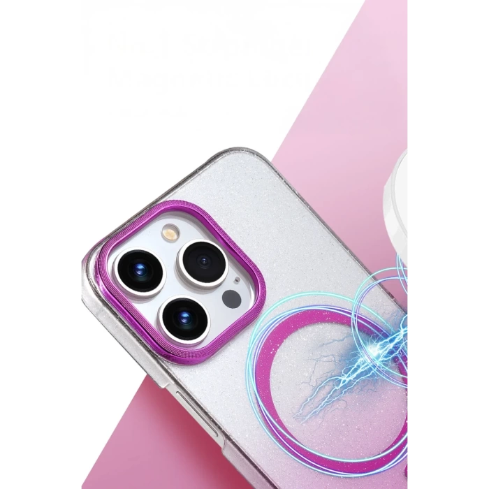 Newface Apple iPhone 15 Pro Max Glossy Magsafe Kapak