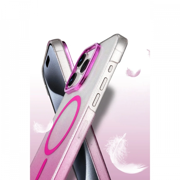 Newface Apple iPhone 15 Pro Max Glossy Magsafe Kapak