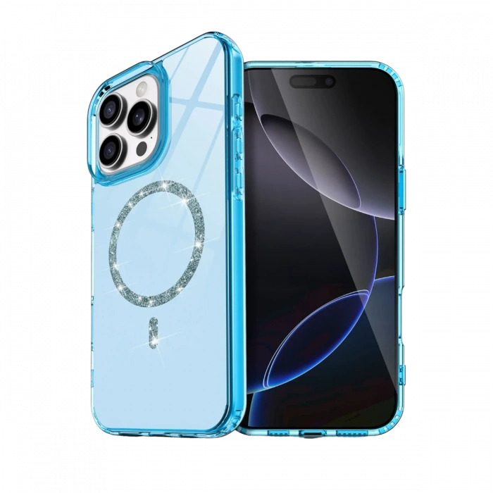 Newface Apple iPhone 15 Pro Max Live Diamond Magsafe Kapak