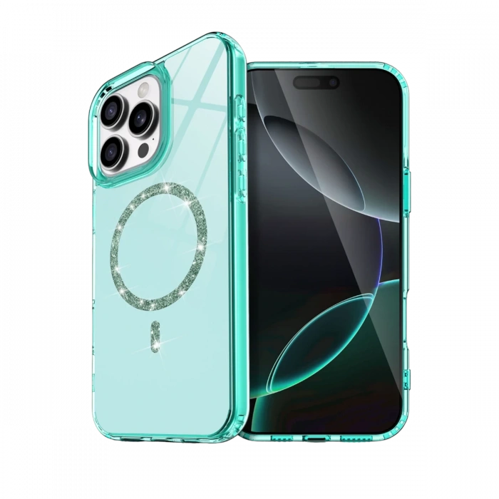 Newface Apple iPhone 15 Pro Max Live Diamond Magsafe Kapak