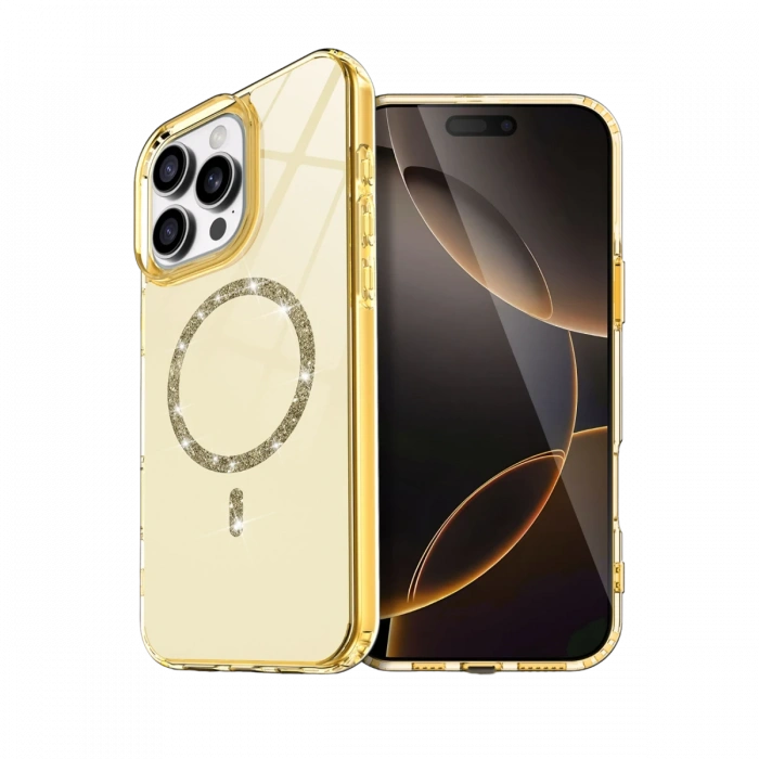 Newface Apple iPhone 15 Pro Max Live Diamond Magsafe Kapak