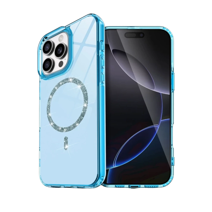 Newface Apple iPhone 15 Pro Max Live Diamond Magsafe Kapak