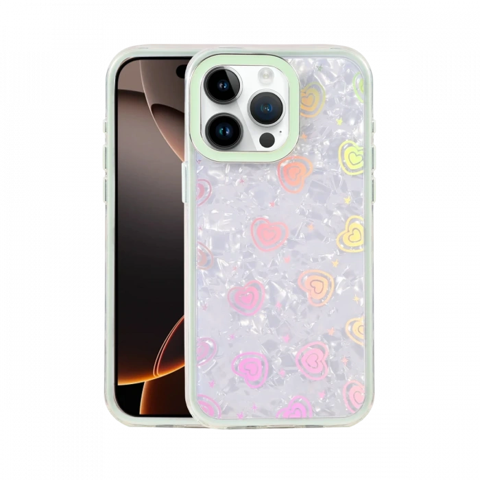 Newface Apple iPhone 15 Pro Max Lumi Desenli Kapak