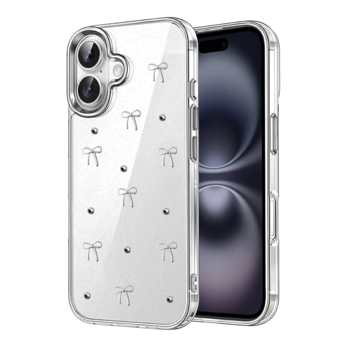 Newface Apple iPhone 16 Fiyonk Desenli Kapak