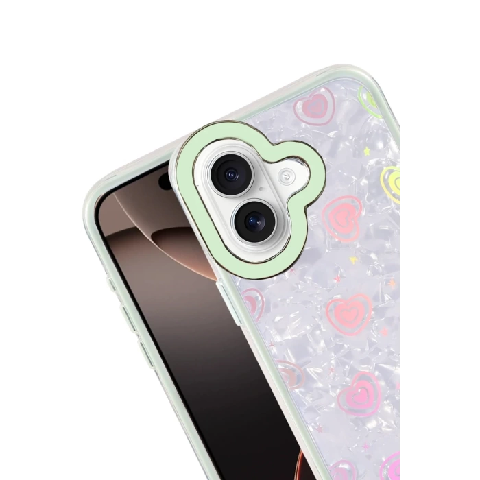 Newface Apple iPhone 16 Lumi Desenli Kapak