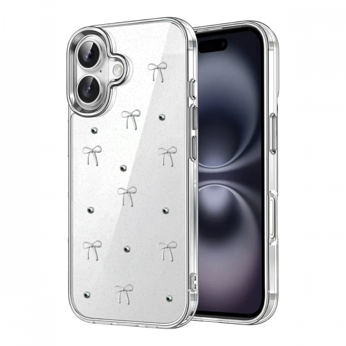 Newface Apple iPhone 16 Plus Fiyonk Desenli Kapak