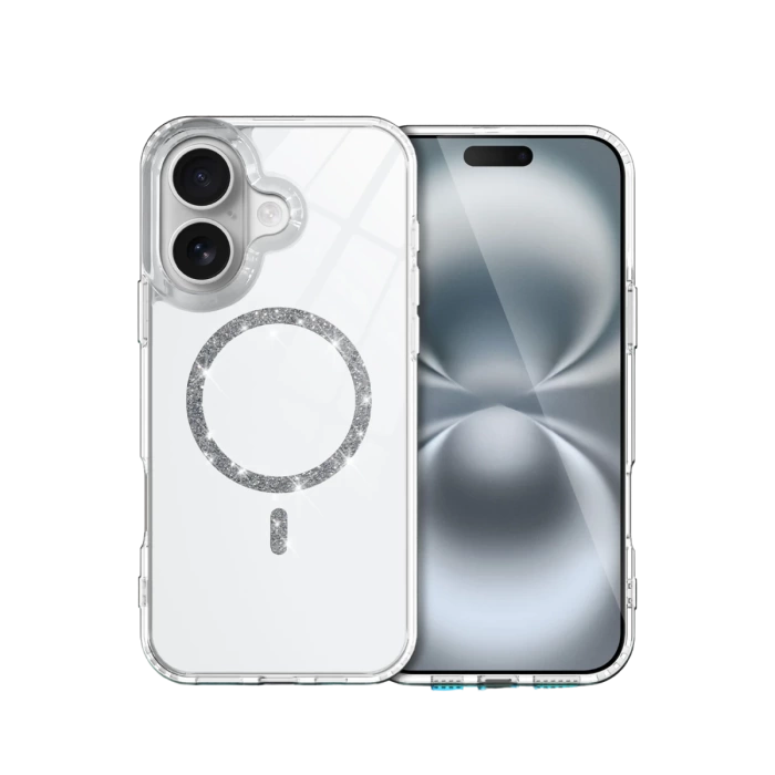 Newface Apple iPhone 16 Plus Live Diamond Magsafe Kapak