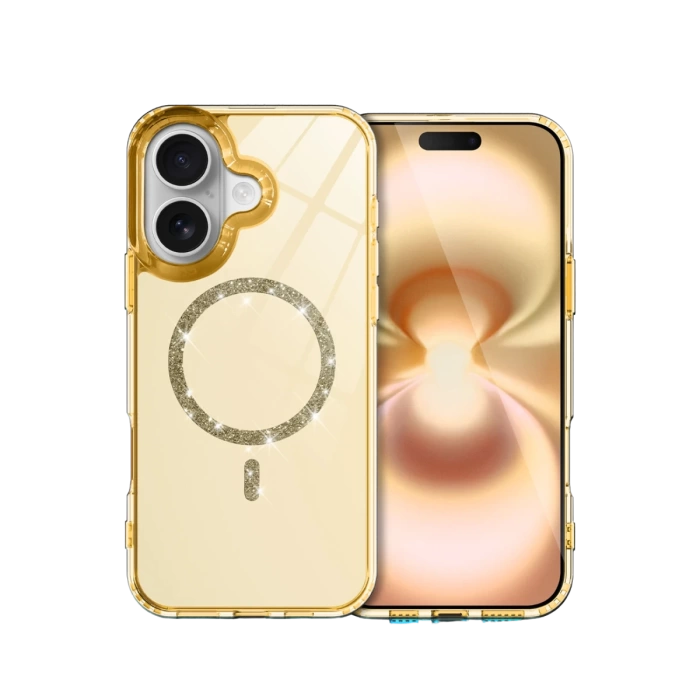 Newface Apple iPhone 16 Plus Live Diamond Magsafe Kapak