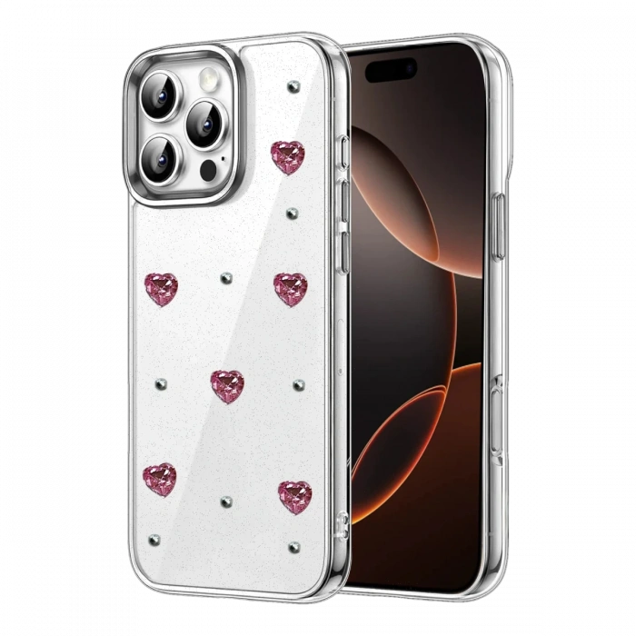 Newface Apple iPhone 16 Pro Fiyonk Desenli Kapak