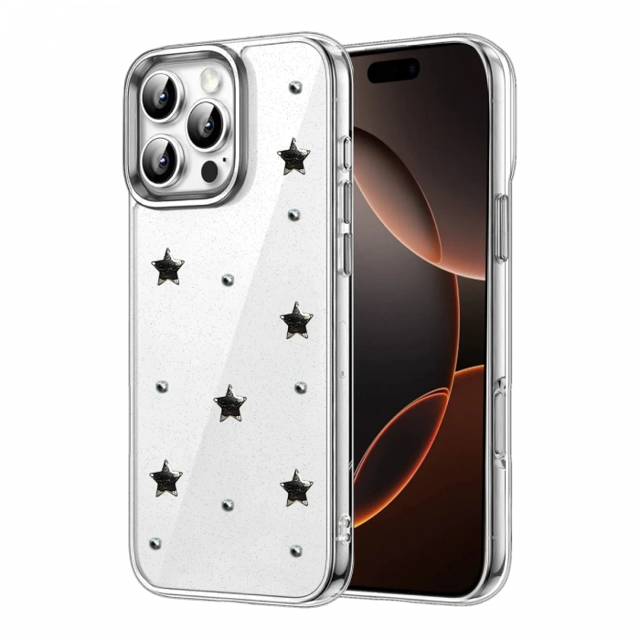 Newface Apple iPhone 16 Pro Fiyonk Desenli Kapak