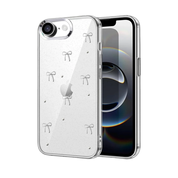 Newface Apple iPhone 16E Fiyonk Desenli Kapak