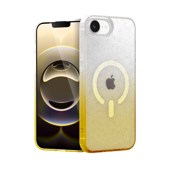 Newface Apple iPhone 16E Pummel Shiny Magsafe Kapak