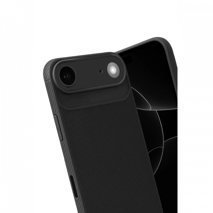 Apple iPhone 17 Air Auto Focus Karbon Kapak