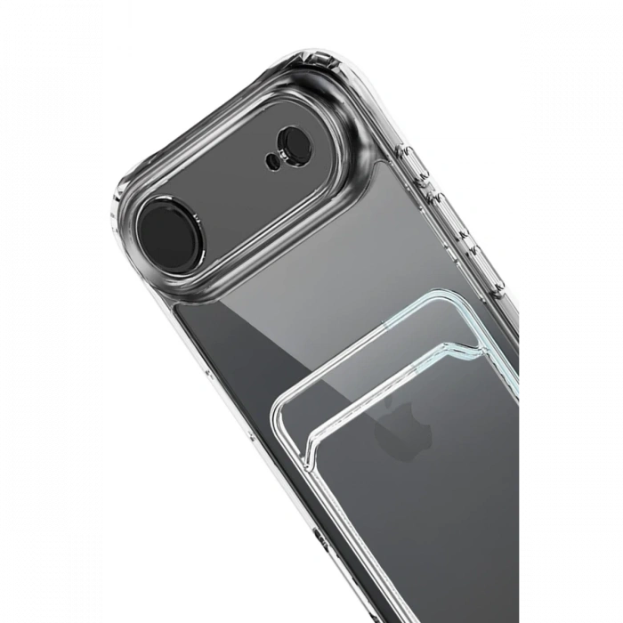 Newface Apple iPhone 17 Air Kart Şeffaf Silikon - Şeffaf