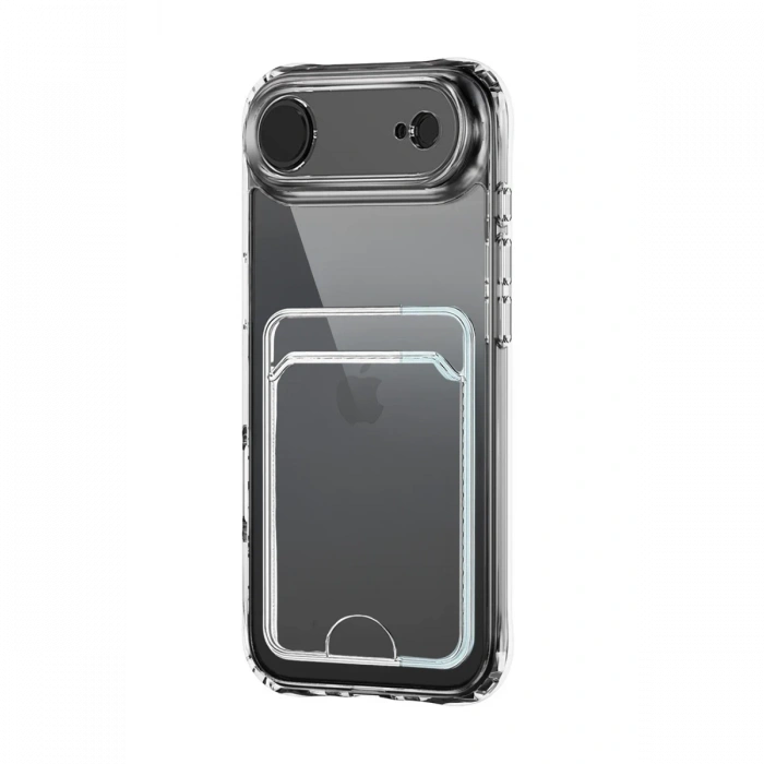 Apple iPhone 17 Air Kart Şeffaf Silikon - Şeffaf