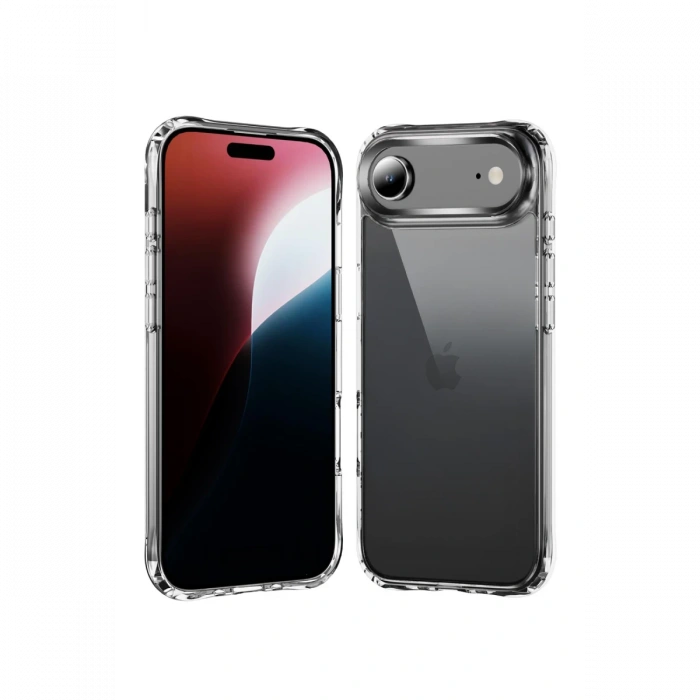 Apple iPhone 17 Air Lüx Şeffaf Silikon - Şeffaf