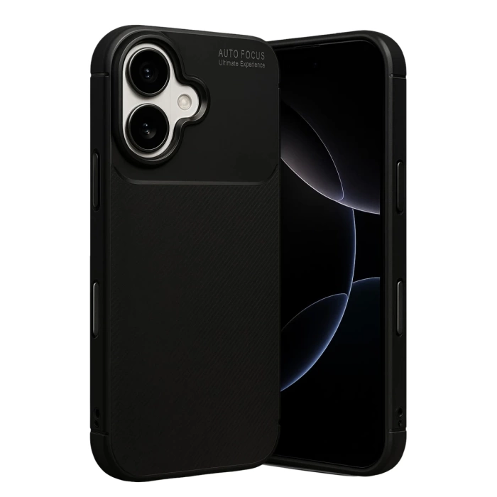 Newface Apple iPhone 17 Auto Focus Karbon Kapak