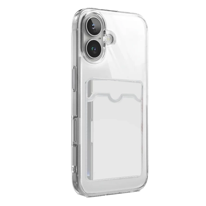 Newface Apple iPhone 17 Kart Şeffaf Silikon - Şeffaf