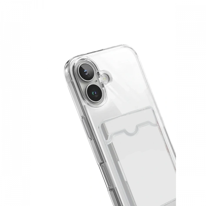 Newface Apple iPhone 17 Kart Şeffaf Silikon - Şeffaf