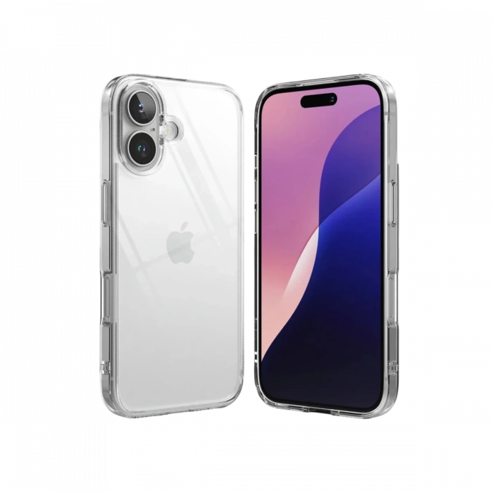 Newface Apple iPhone 17 Lüx Şeffaf Silikon - Şeffaf