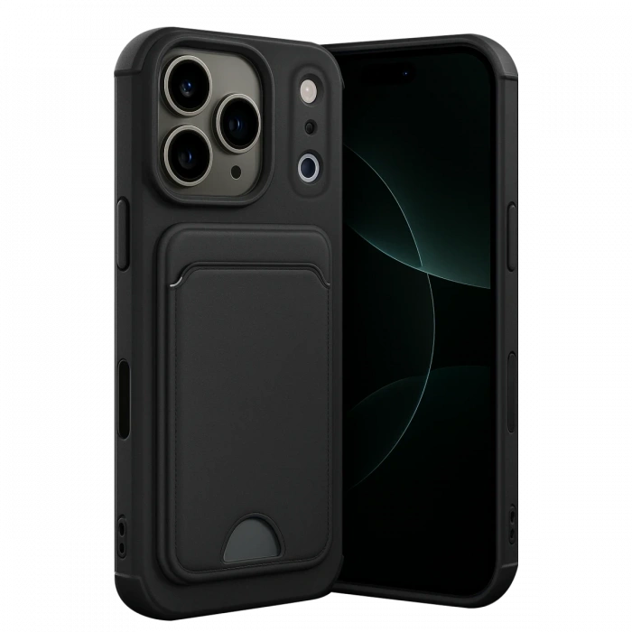 Apple iPhone 17 Pro Kelvin Kartvizitli Silikon