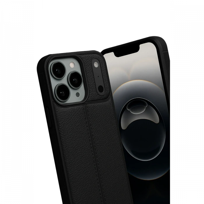 Newface Apple iPhone 17 Pro Max Auto Focus Kapak - Siyah