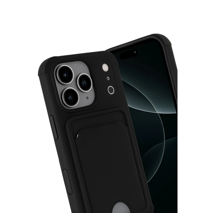 Newface Apple iPhone 17 Pro Max Kelvin Kartvizitli Silikon