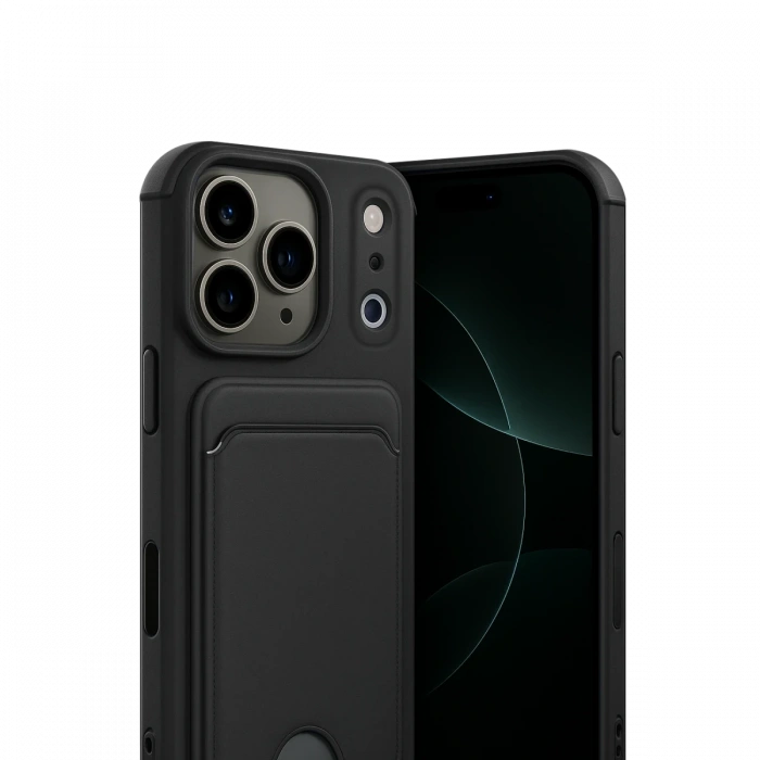 Apple iPhone 17 Pro Max Kelvin Kartvizitli Silikon