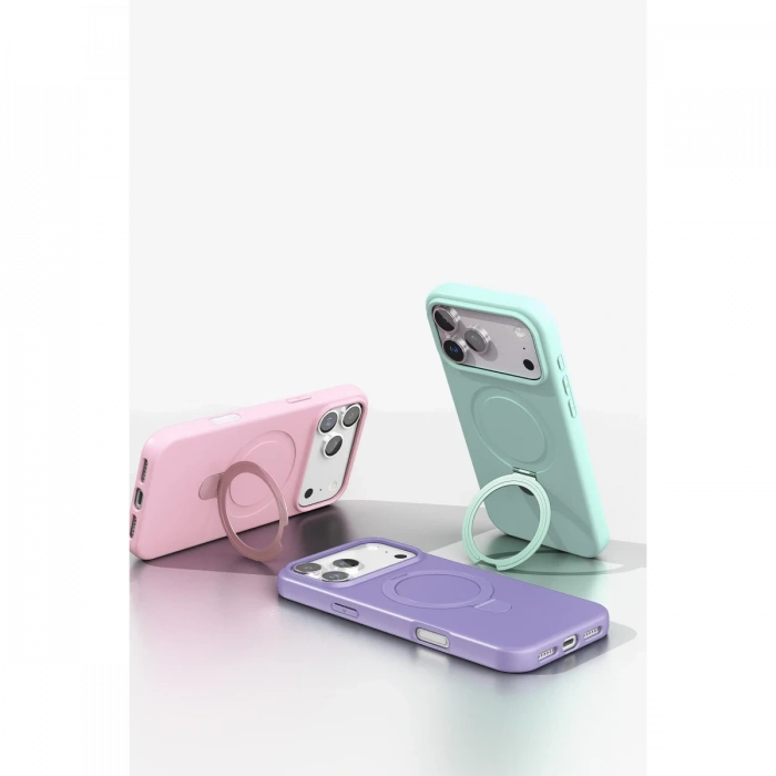 Newface Apple iPhone 17 Pro Regal Magsafe Standlı Kapak